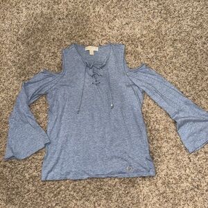 Michael Kors heather blue top